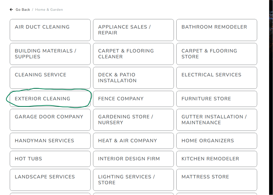 Select Exterior Cleaning